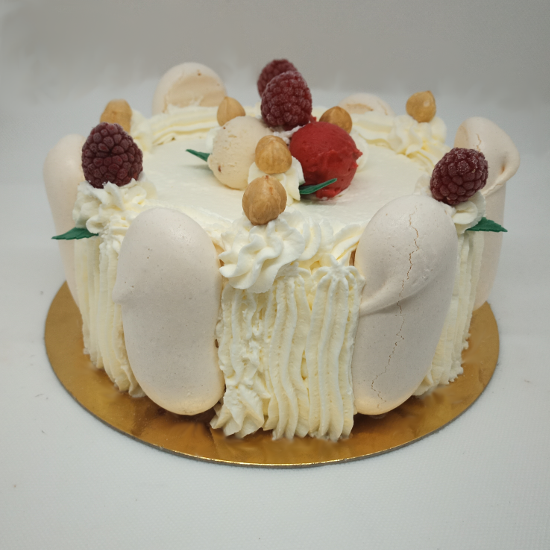 Vacherin Noisette Framboise 6p L Art Glacier
