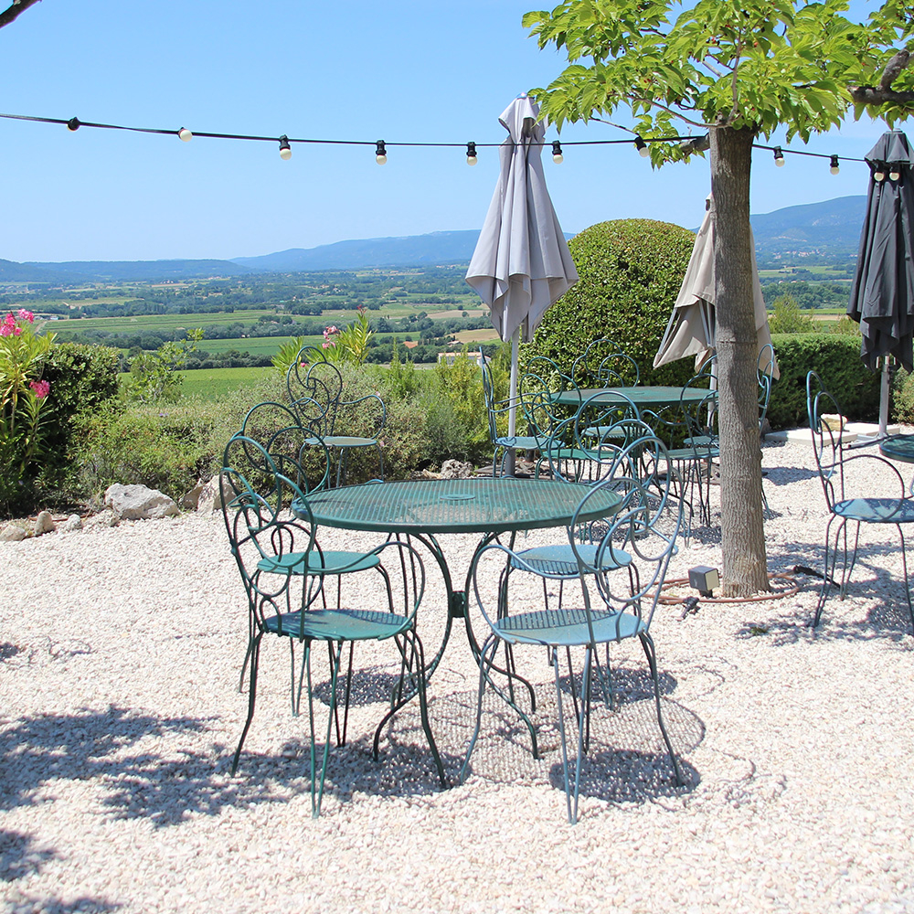 Au soleil de la terrasse